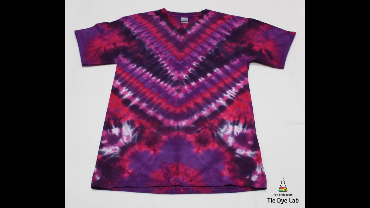 How To Tie Dye A Random Mirror Design Tie Dye Shirt