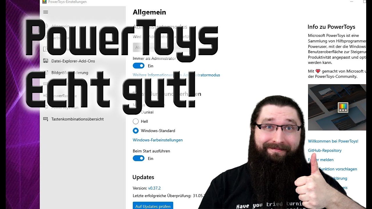 Tastenbelegung &auml;ndern mit Power Toys und andere n&uuml;tzliche Dinge