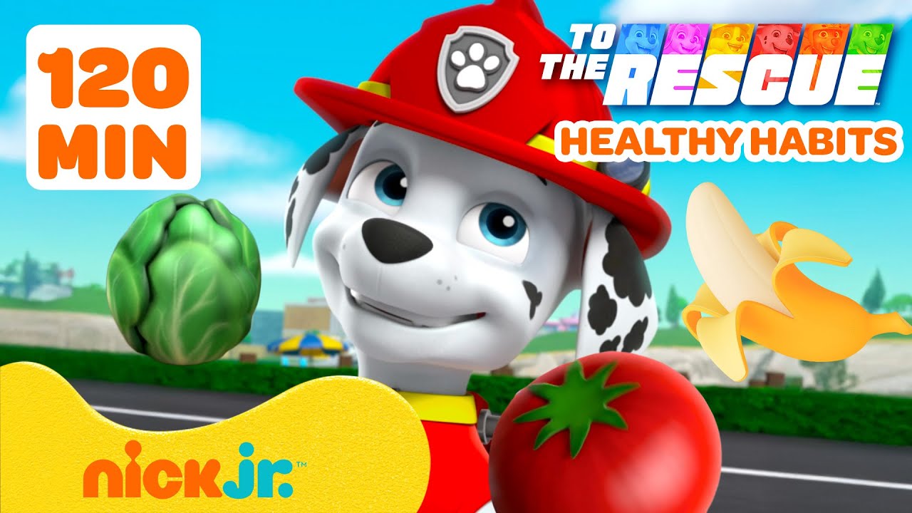 PAW Patrol Parents To The Rescue!  🥗 Learn Healthy Habits for 120 Minutes | Nick Jr.