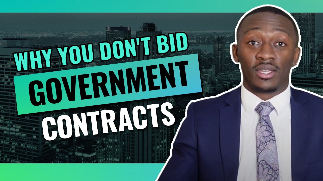 Why You Don't Bid Government Contracts