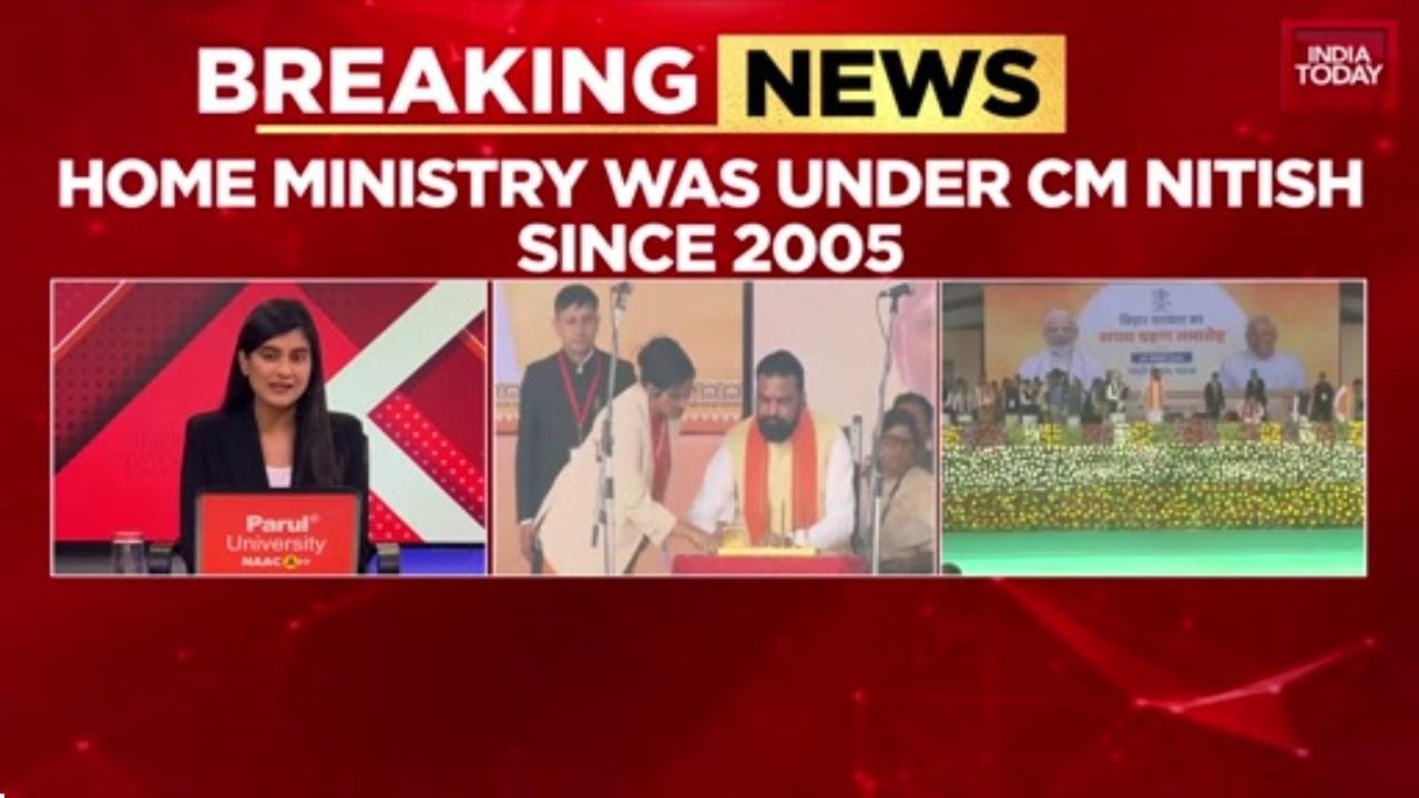 Bihar Power Shift: Nitish Cedes Home Ministry, BJP's Samrat Chaudhary Takes Charge