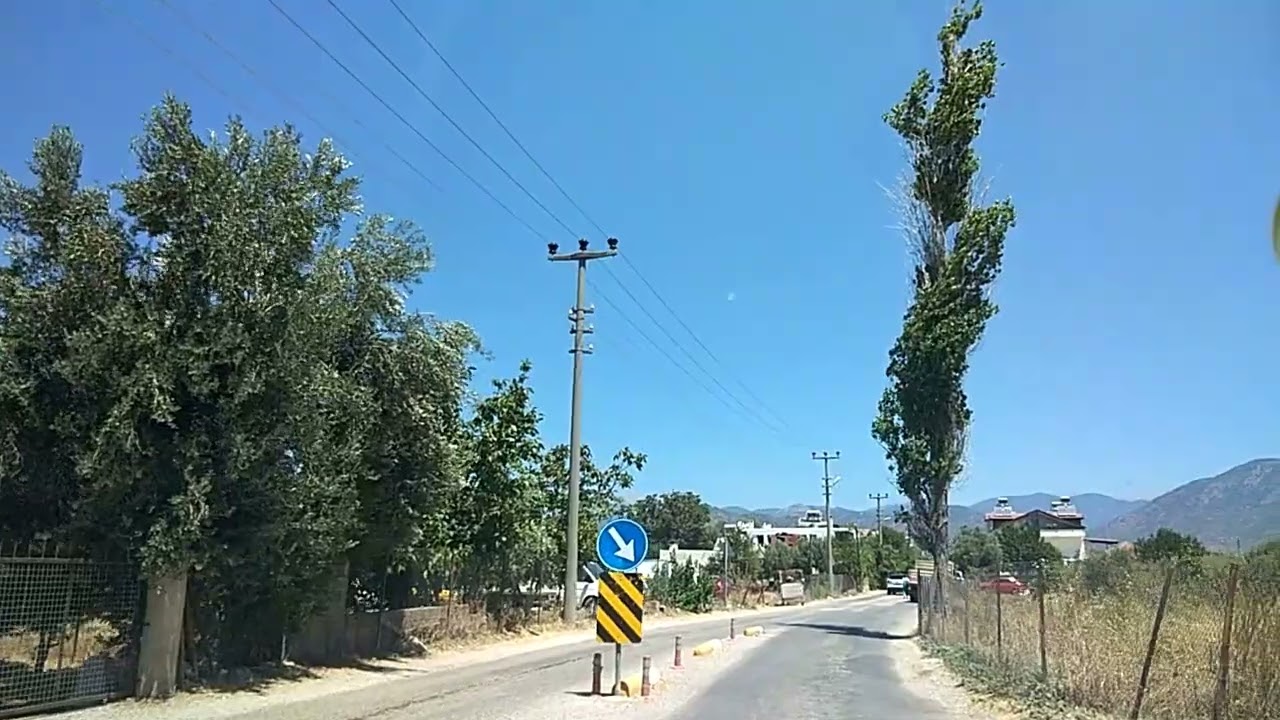 MUĞLA SEYDİKEMER - ORTACA YOLU (Çamköy - Fethiye - İnlice - Göcek - Dalaman - Ortaca)