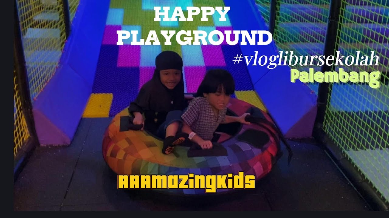 Wow! Playground Ini Seru Banget 🤩 | AAAmazing Kids #vlog2  liburan  palembang