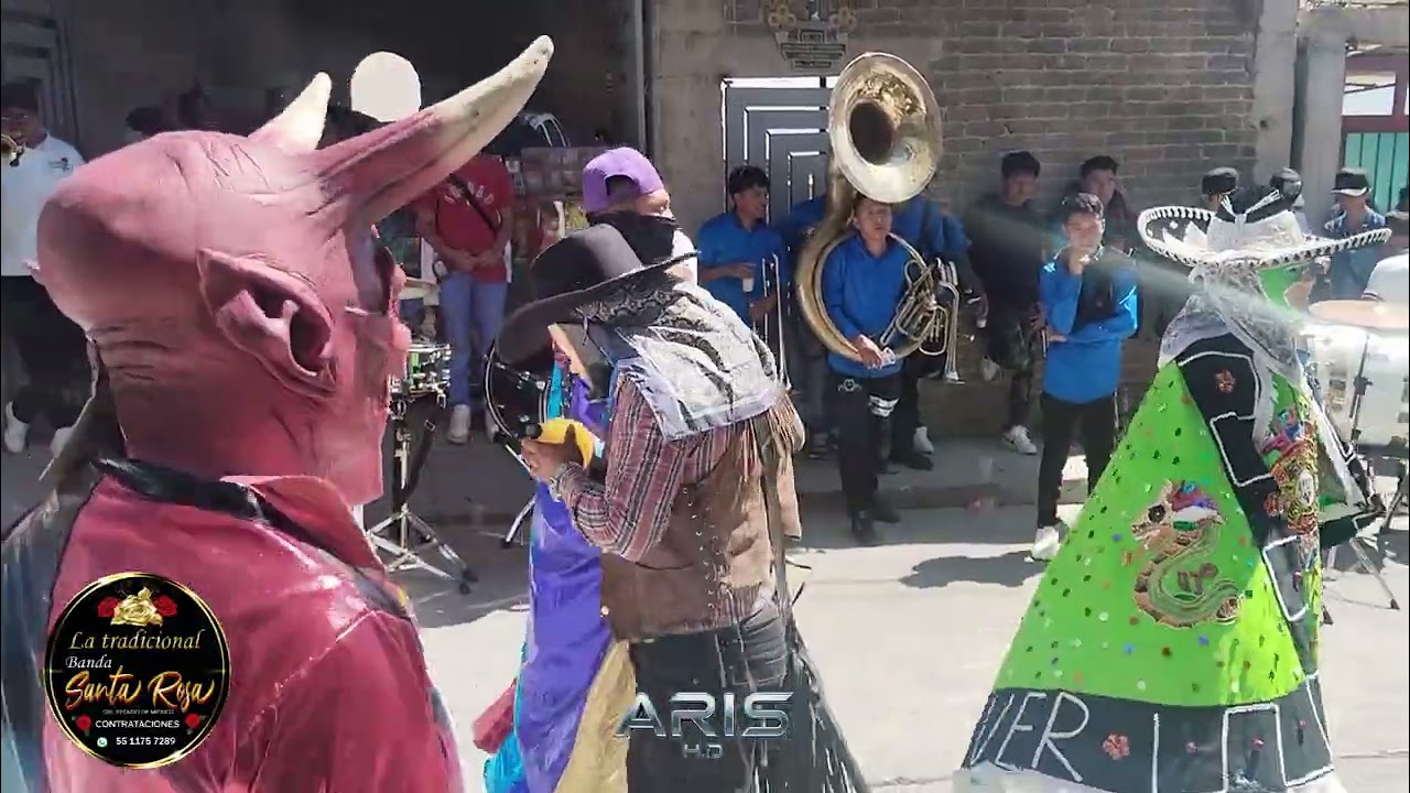 Popurri Carnavalero 👹🎺 Banda Santa Rosa🌹❤️‍🔥 Carnaval La Presa Tulpetlac Ecatepec 
