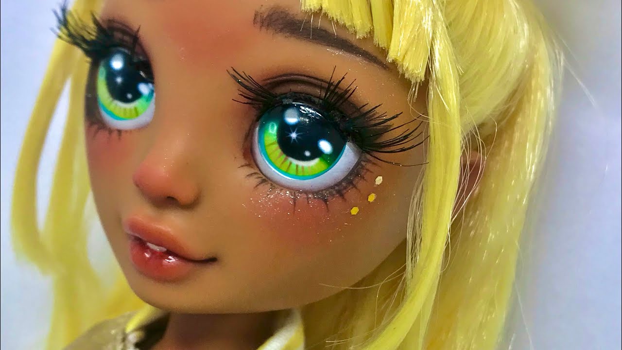 RANBOW HIGH DOLL | Removing Eyes and Repainting