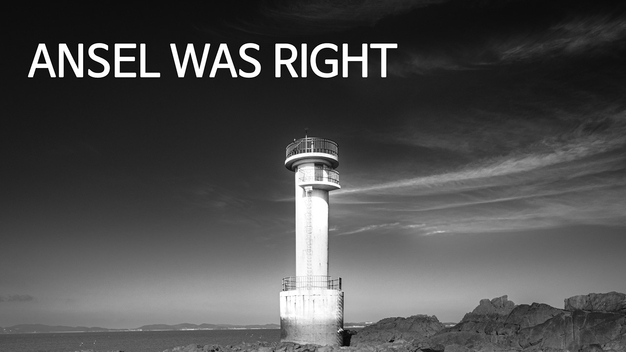 I Made the Sky Darker — Inspired by Ansel Adams | Black and White Photography