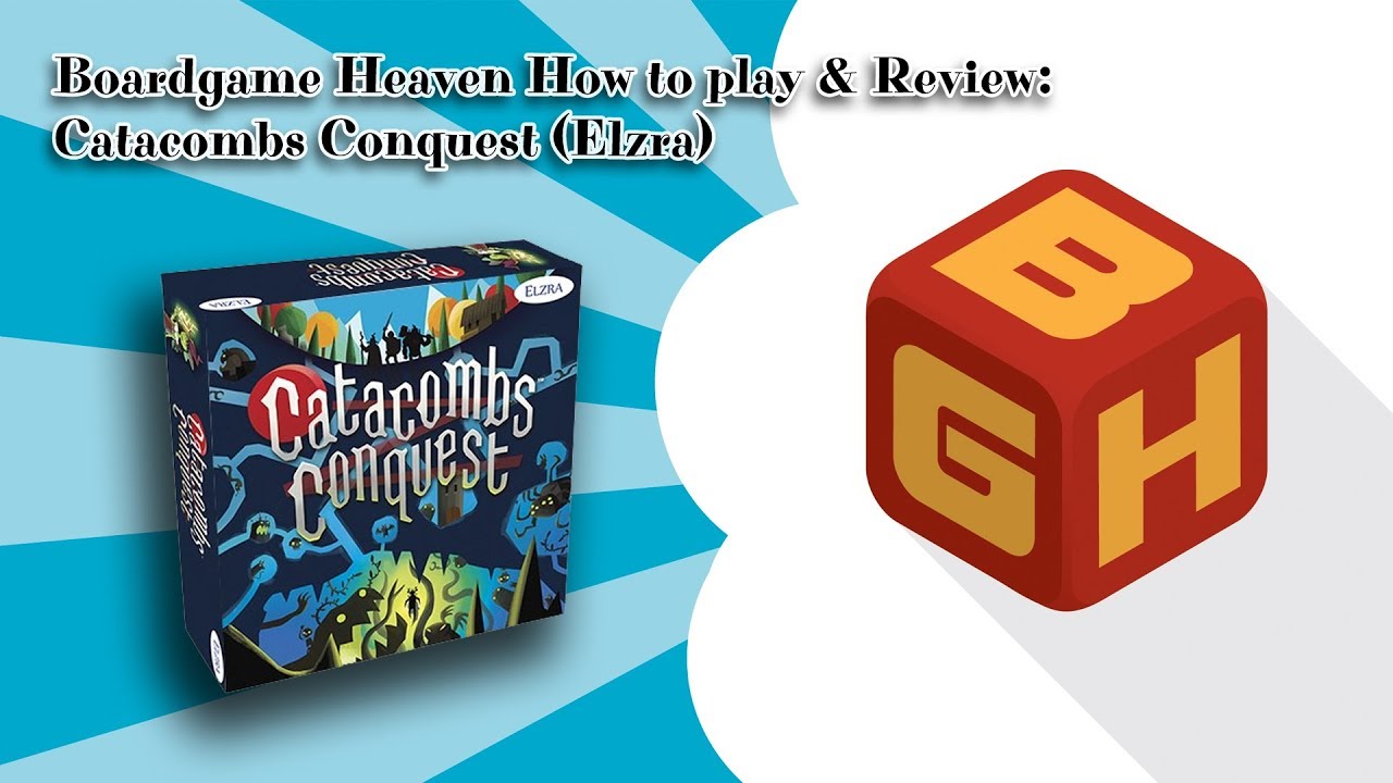Board Game Heaven Unboxing, How To Play & Review 67: Catacombs Conquest (Elzra Games)