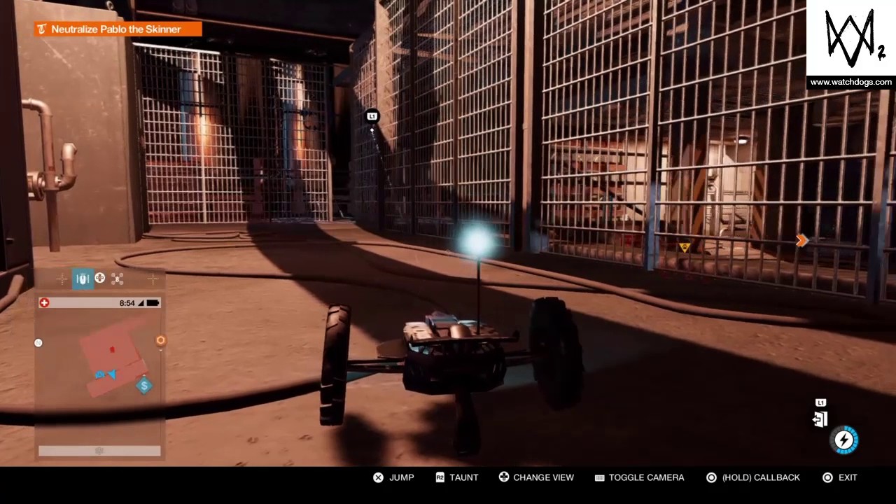 Watch Dogs 2: Eye for an Eye - Neutralize Pablo the Skinner (real dog fight) in ghost mode