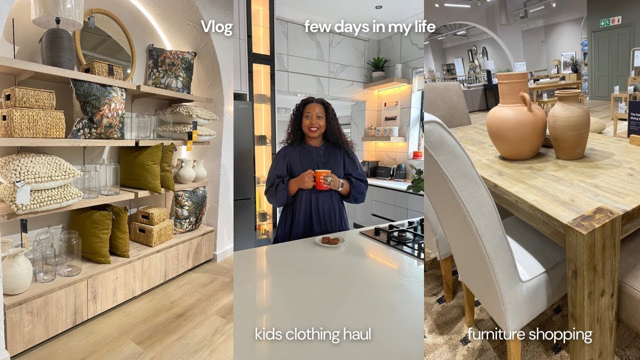 Vlog | Spend A Few Days With Me | Furniture Shopping | Kids Clothing Haul | Photoshoot Preps |