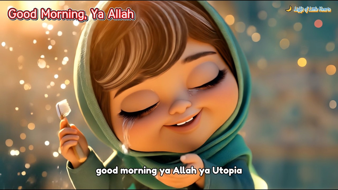 Good Morning Ya Allah 🌞 Arabic–English Islamic Kids Song | Beautiful Preschool Nasheed