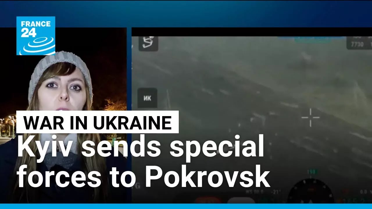 Ukraine sends special forces as Russia closes in on Pokrovsk &bull; FRANCE 24 English