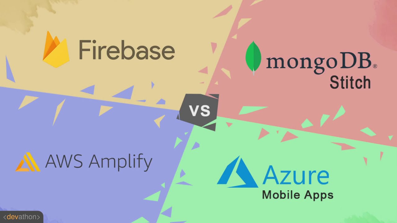 Firebase vs MongoDB Stitch vs AWS Amplify vs Azure Mobile Apps