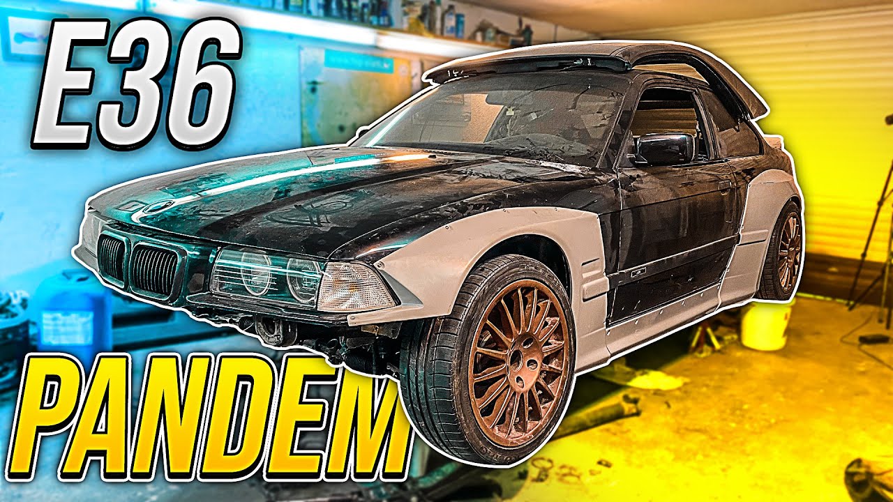 PANDEM WIDEBODY JE MONTIRAN NA E36 DRIFT DRLJU!!!
