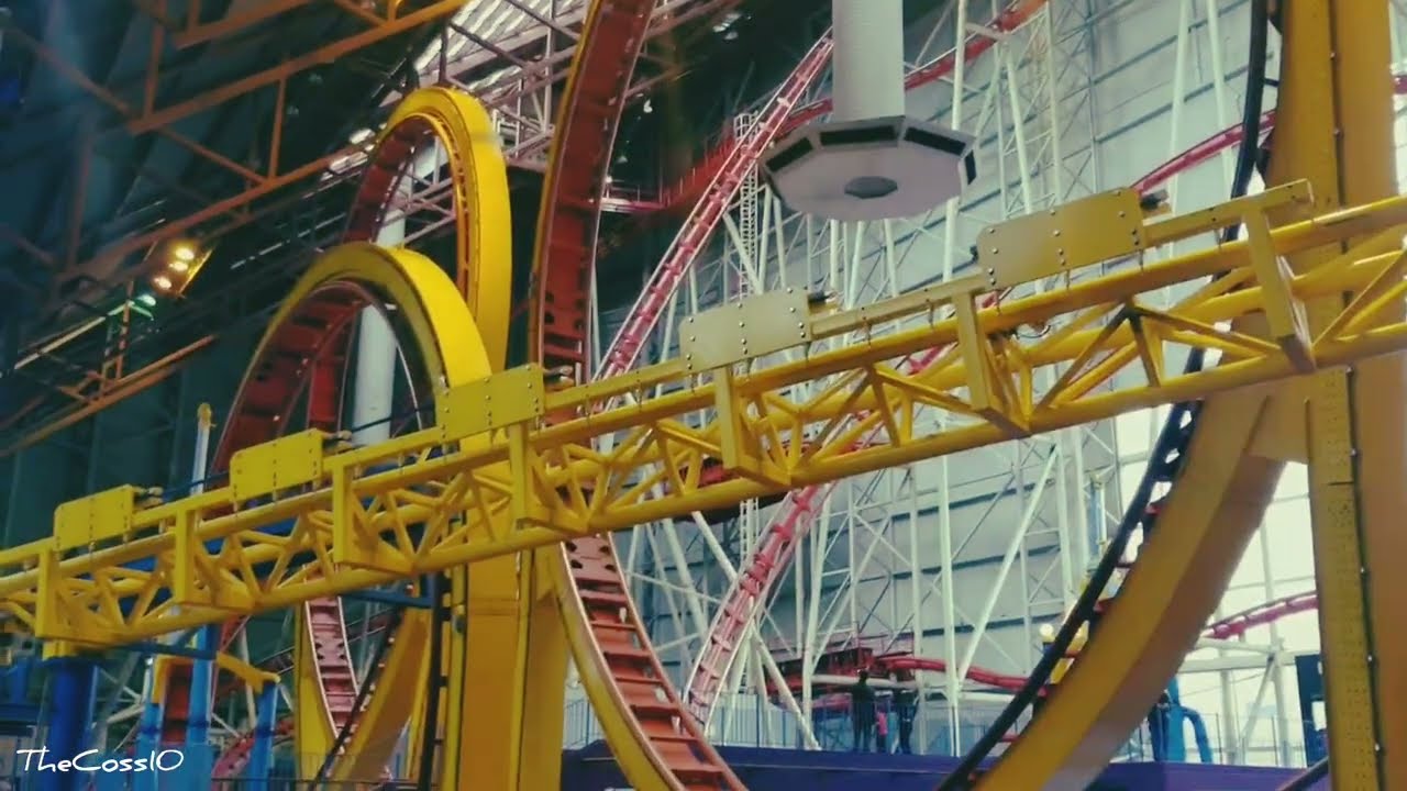 The Infamous Mindbender Rollercoaster At Galaxyland In West Edmonton Mall (NOW REMOVED)