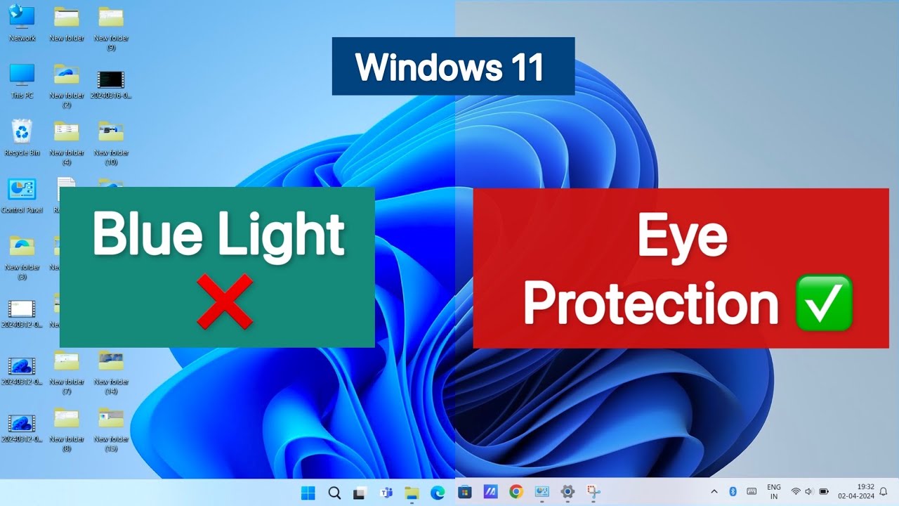 How to Enable Eyes Protection filter in Windows | Blue Light Filter in Windows 11 |Night Shift