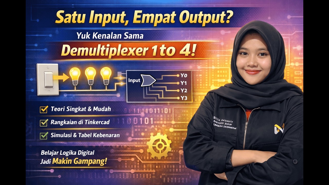 Satu Input, Empat Output? Yuk Kenalan Sama Demultiplexer 1 to 4!