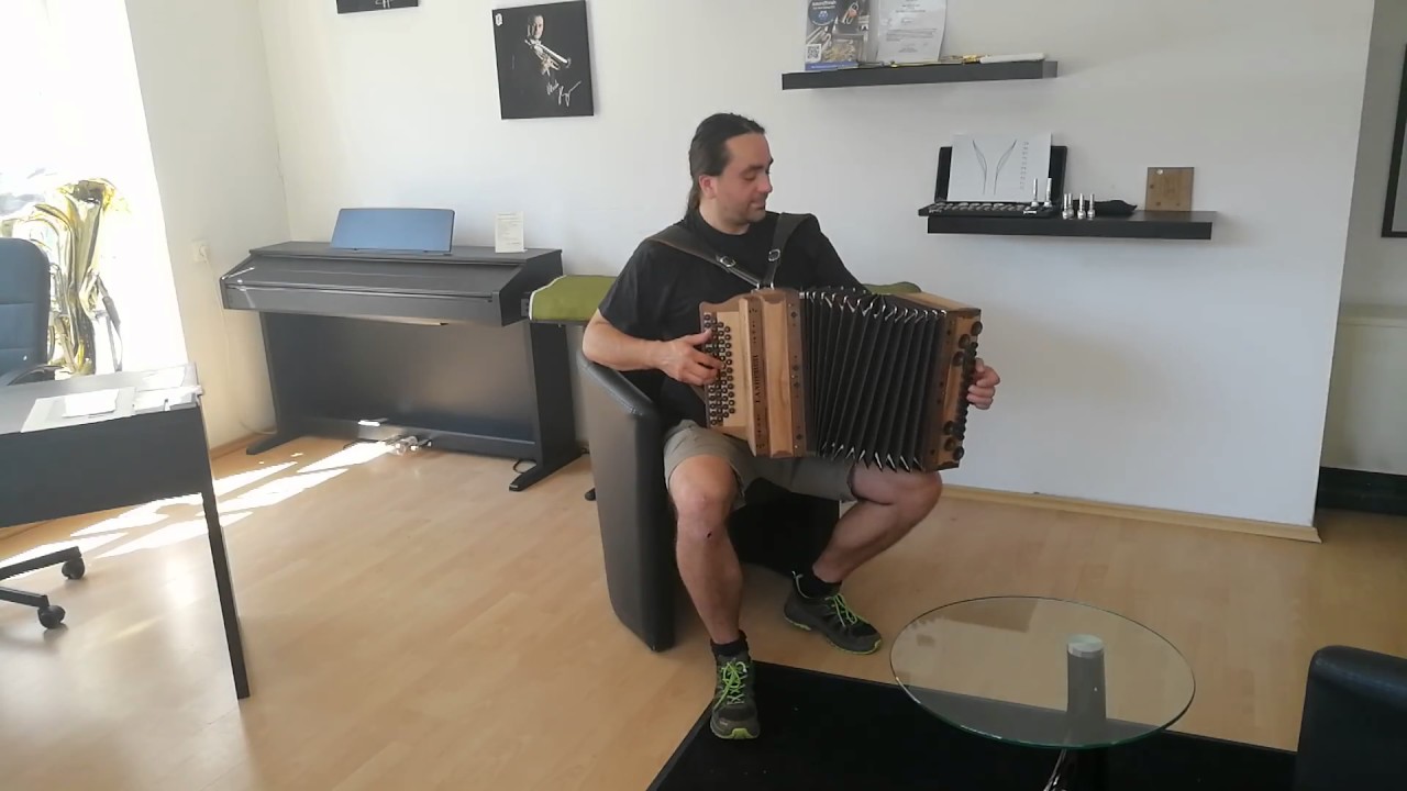 Martin Regnat - Klangprobe Landerer Deluxe Pro GCFB flach - Steirische Harmonika