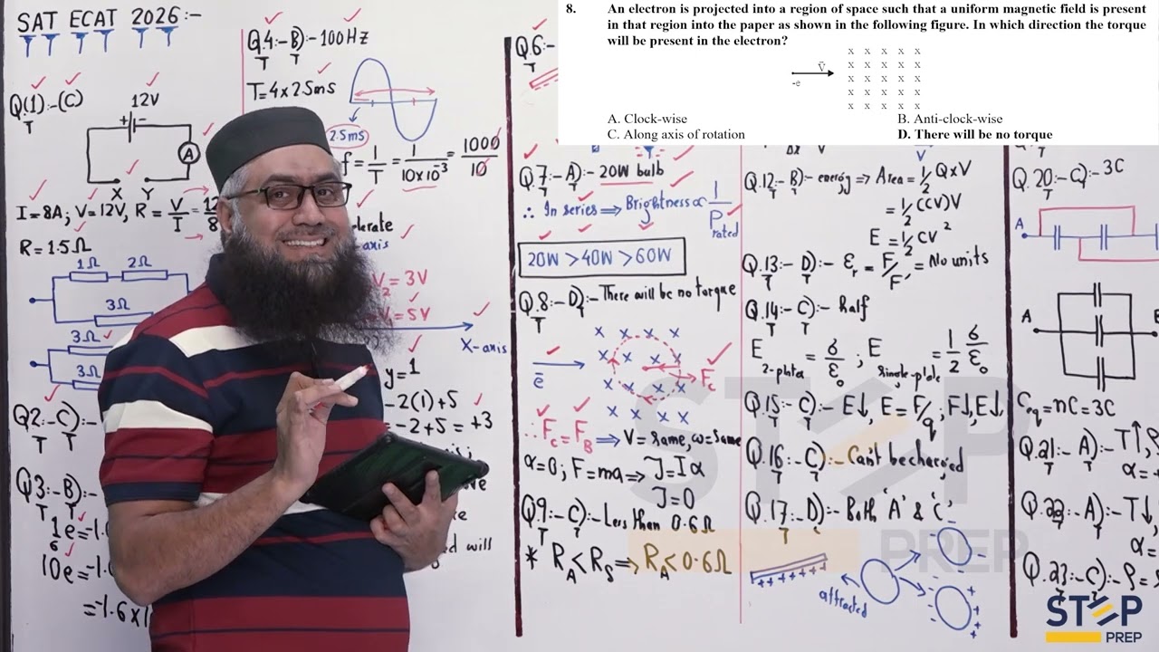 Self Assessment Test 2026 Physics ECAT