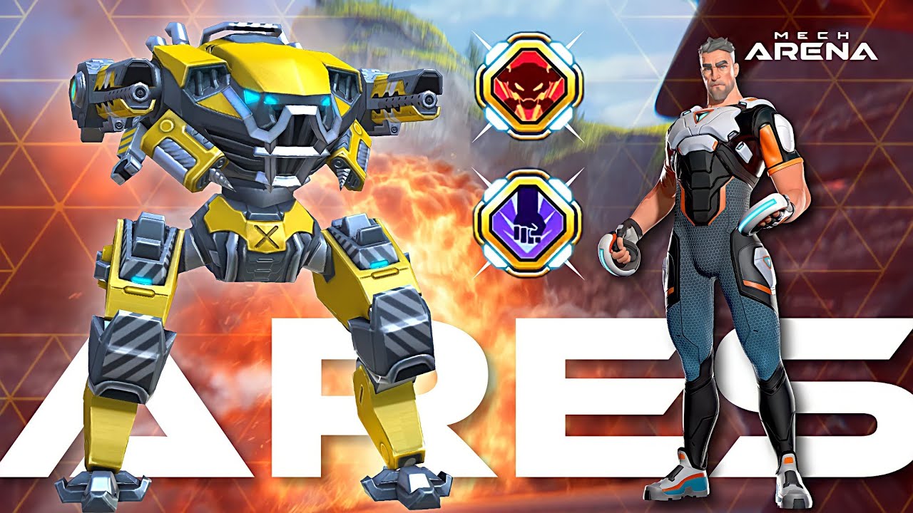 Ares with Pulse Cannon 8 - Mech Arena