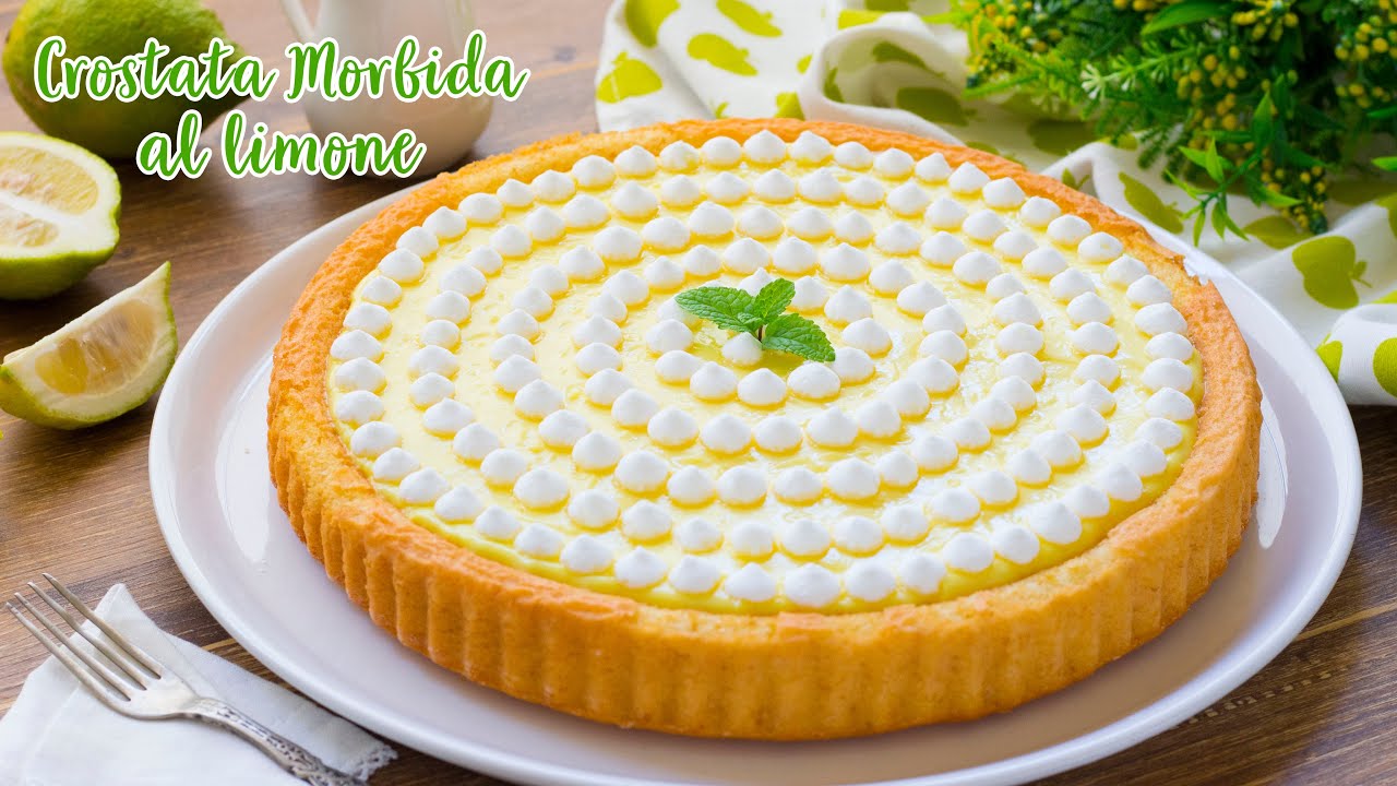 Crostata Morbida al Limone - Torta Soffice con Crema al Limone - 55winston55