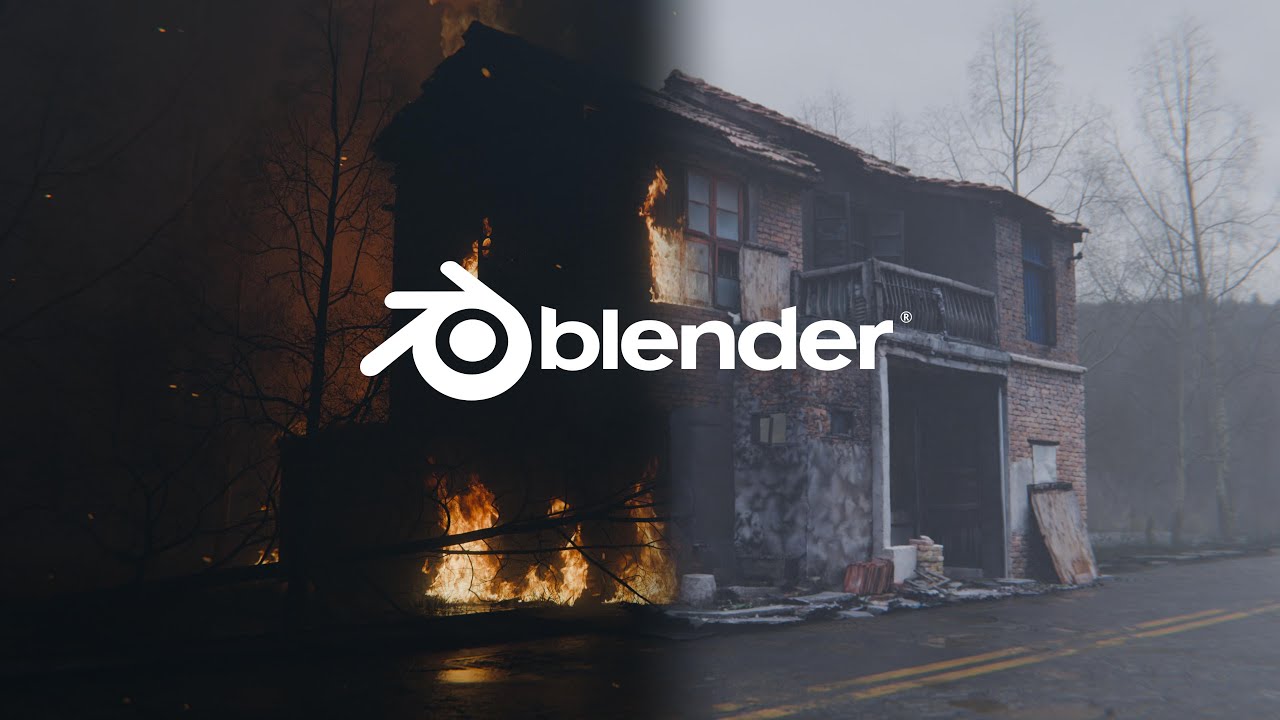 Step by Step Cinematic Fire Tutorial in Blender - Teaser!