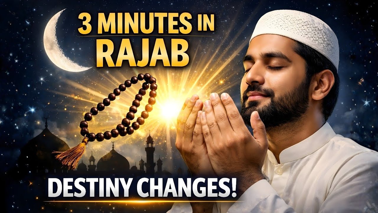Rajab Night Miracle | 3-Minute Tasbih That Changes Destiny | Powerful Wazifa of Rajab