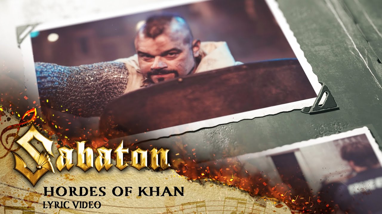 SABATON - Hordes of Khan (Official  Lyric Video)