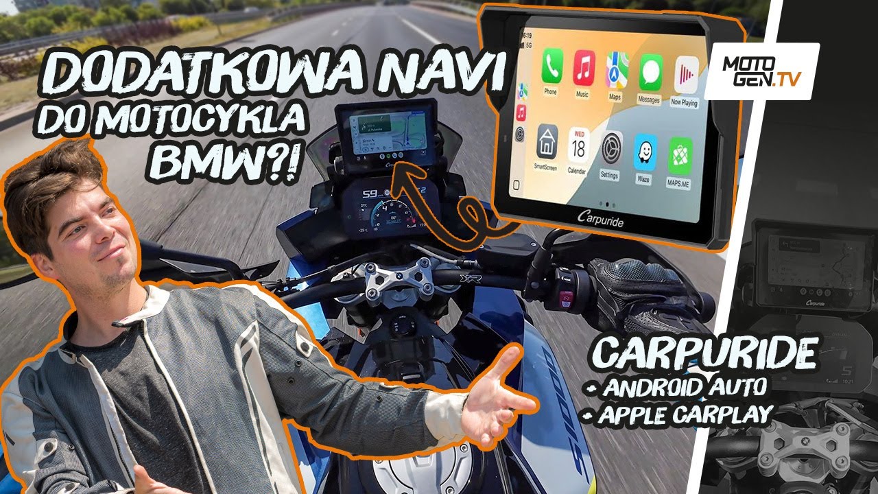 Test Carpuride W502BS Pro do BMW 🏍️🏍️ - wyświetlacz z Android Auto / CarPlay lepszy niż nawigacja?!