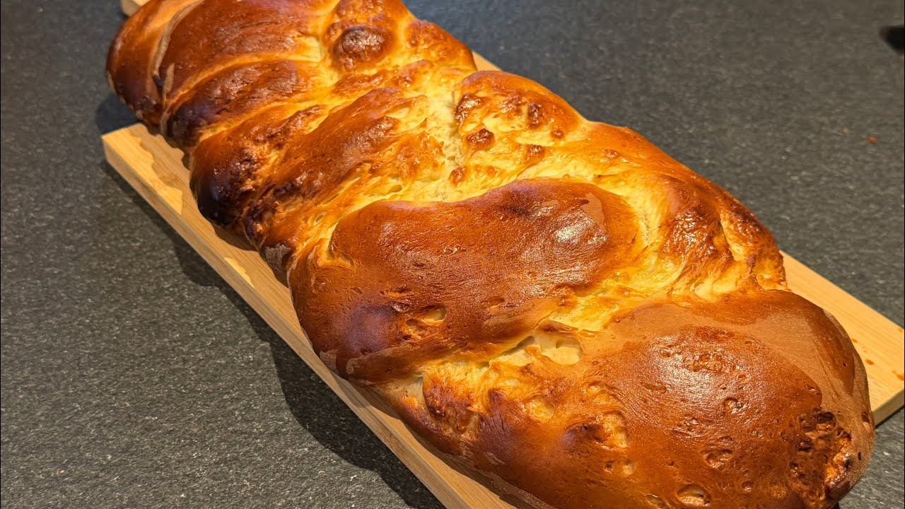 Pão de trança muito fácil 