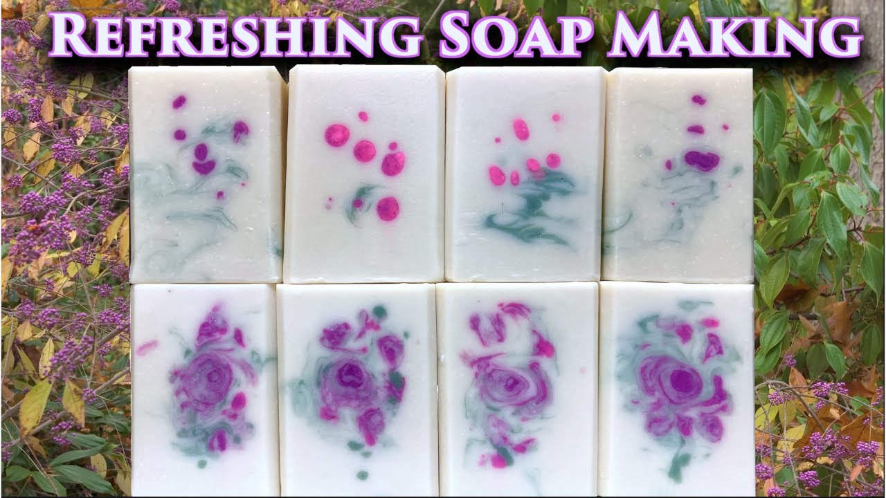 Refreshing Soap Making with Simple Injection Painting