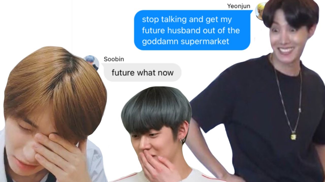 bts and txt texts - tHe OnE wHo GoT lOsT iN tHe SuPeRmArKeT