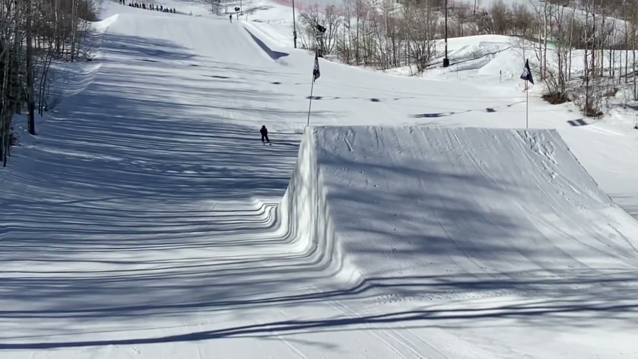 Double cork 1080 on skis!!!