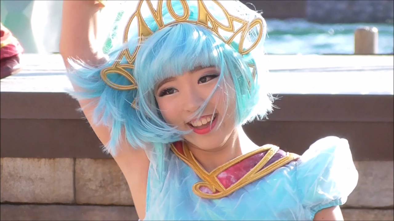 TDS クリスタル・ウィッシュ・ジャーニー 2016.7.24　水色髪のダンサーさん神回編！ 【神ダさん】　（神降臨！は12:36からです）