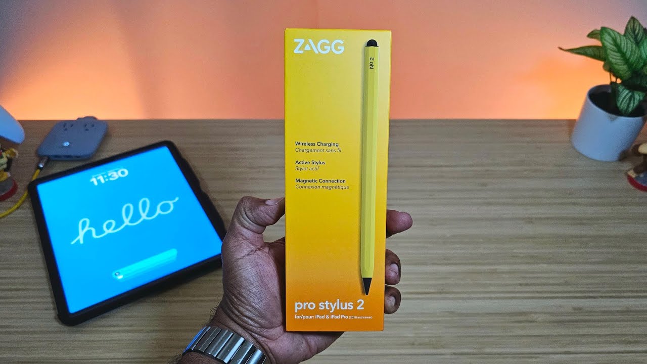 Пишите прямо на iPad Pro с помощью стилуса ZAGG Pro Stylus 2...