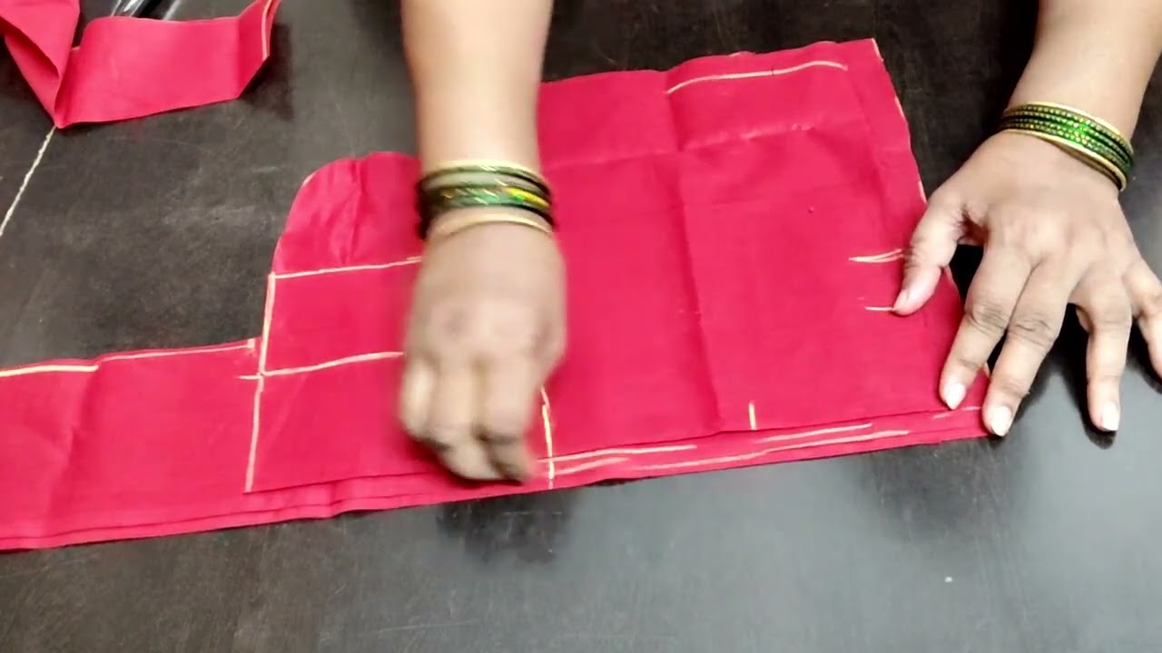 Easy french cut cutting model front&back blouse pattern/ఈసీ ఫ్రెంచ్ కట్ కటింగ్ మోడల్ బ్లౌజ్ పాటర్న్ 