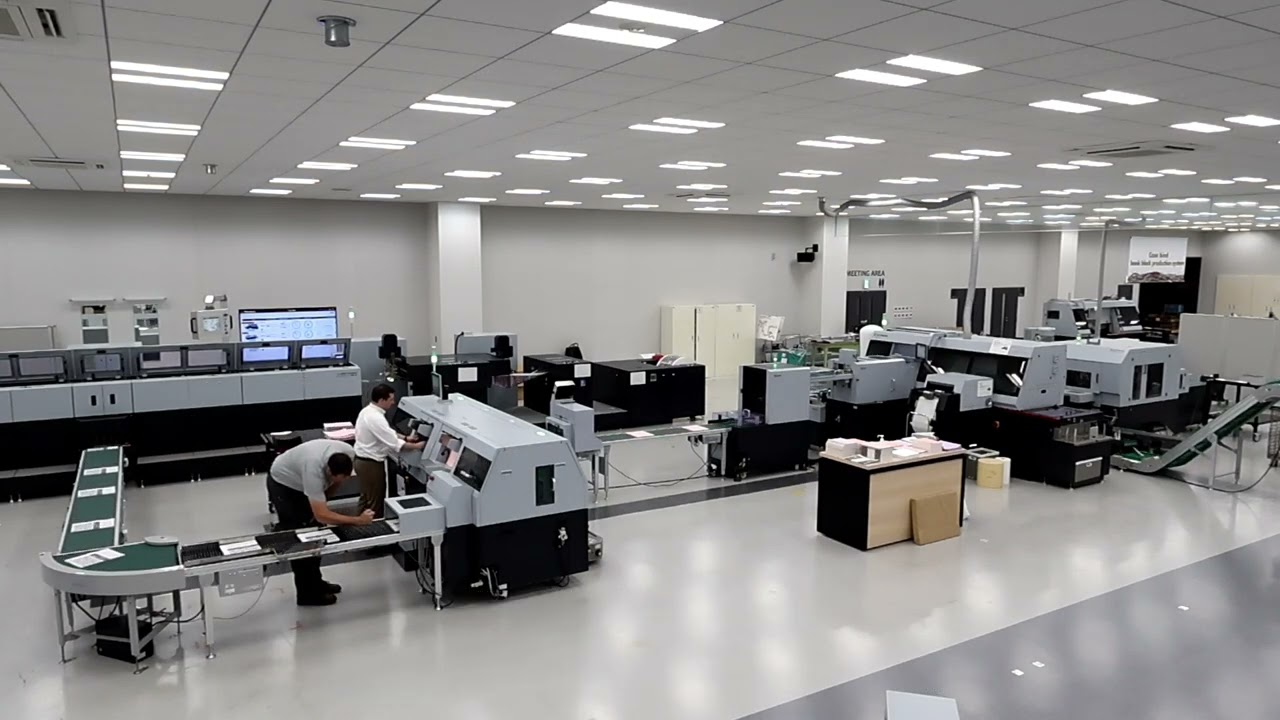 PDS Equipment_Standard Horizon BBS-56 Smart Factory Binding Cell/Inkjet Roll to Finished Book