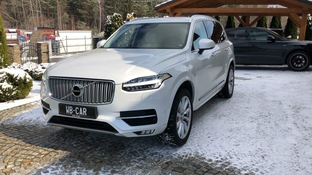Volvo XC90 D5 4WD 235KM INSCRIPTION 7os Skóra Panorama Bowers&Wilkins Biała Perła DVD RSE + Monitory