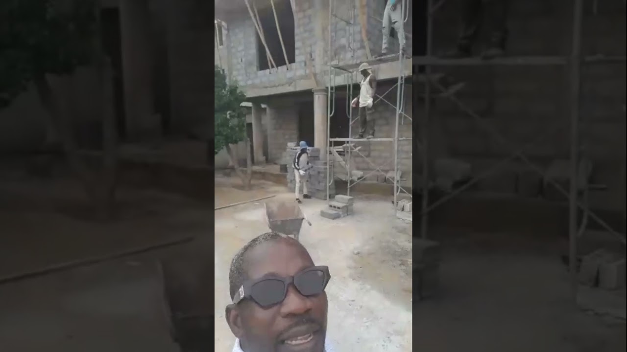 Building In Ghana | Rooftop Terrace Block work #home #ghana #buildinginghana #ebay