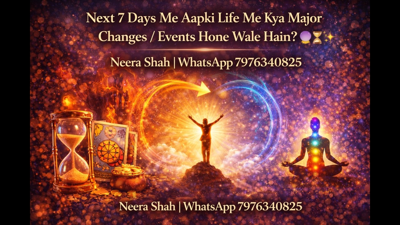 Next 7 Days Me Aapki Life Me Kya Major Changes / Events Hone Wale Hain? 🔮⏳✨WhatsApp 7976340825