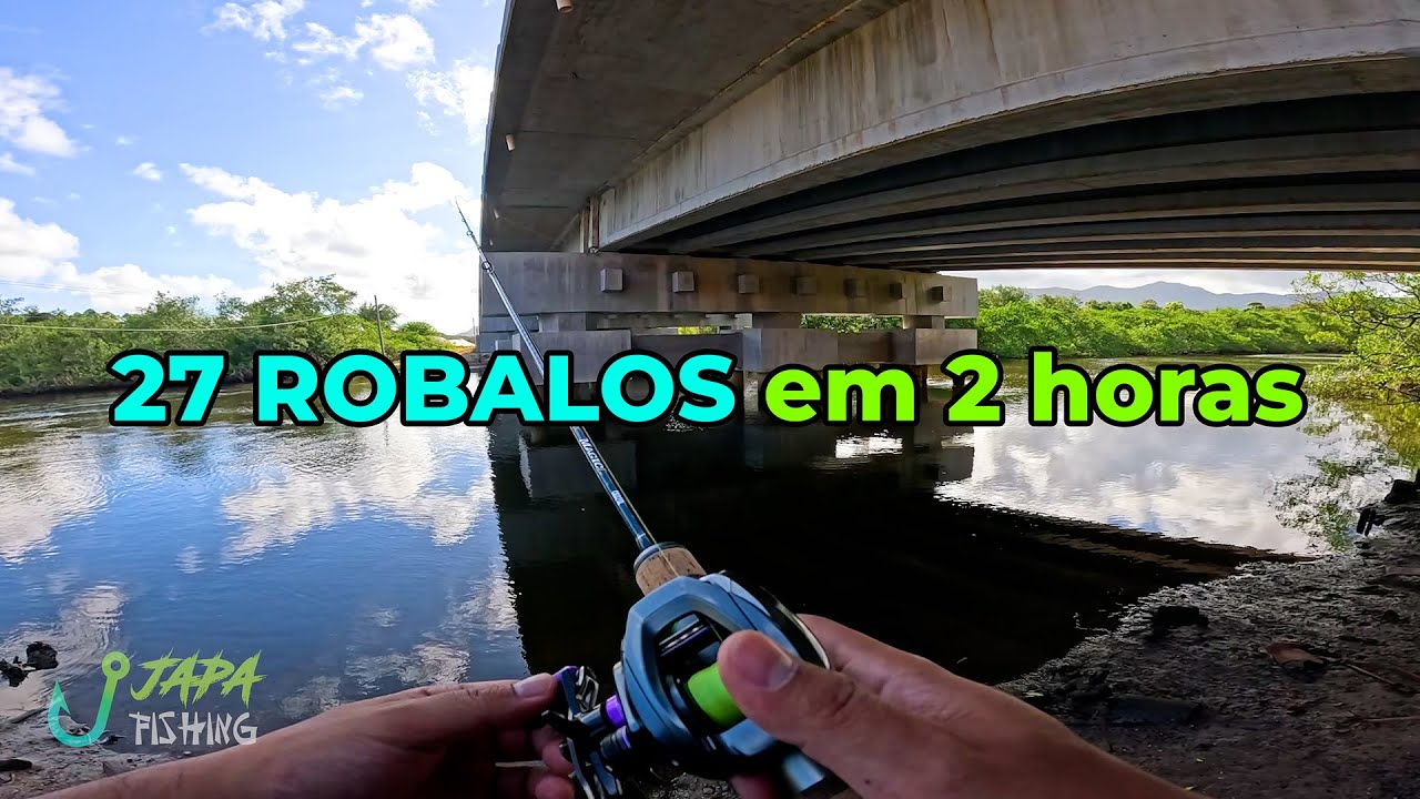 PESCARIA INSANA 27 ROBALOS EM 2 HORAS - ITAPEMA SC