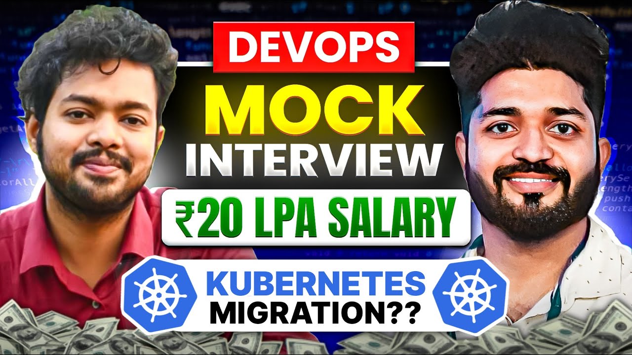 DevOps/SRE HandsOn Mock Interview helped him gain real time experience|He redesigned his project?
