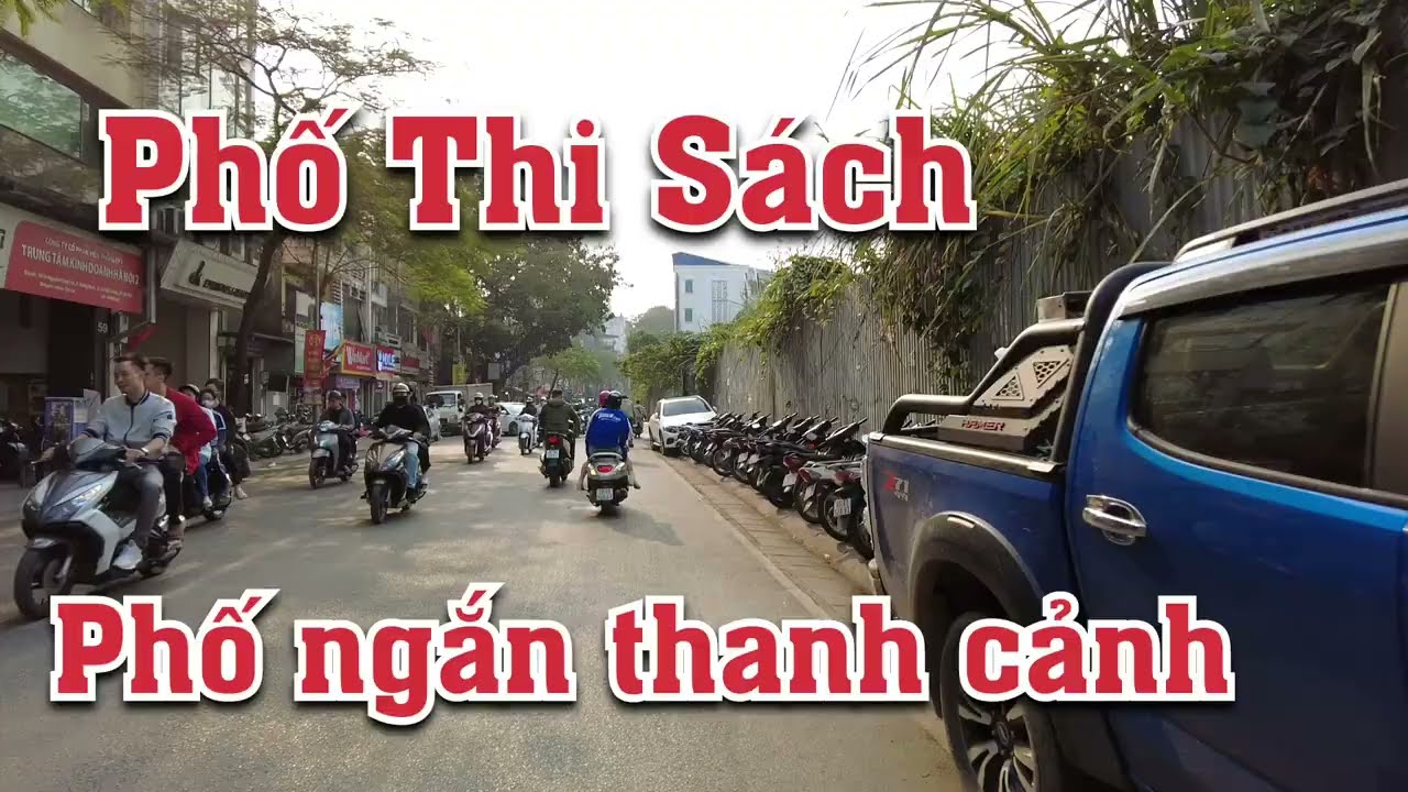 Phố phường H&agrave; Nội: phố Thi S&aacute;ch, ngắn nhưng đẹp y&ecirc;n tĩnh..