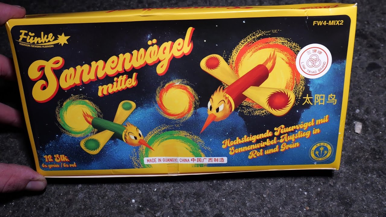 Funke Sonnenvögel mittel I Neuheit 2024 I PyroMan