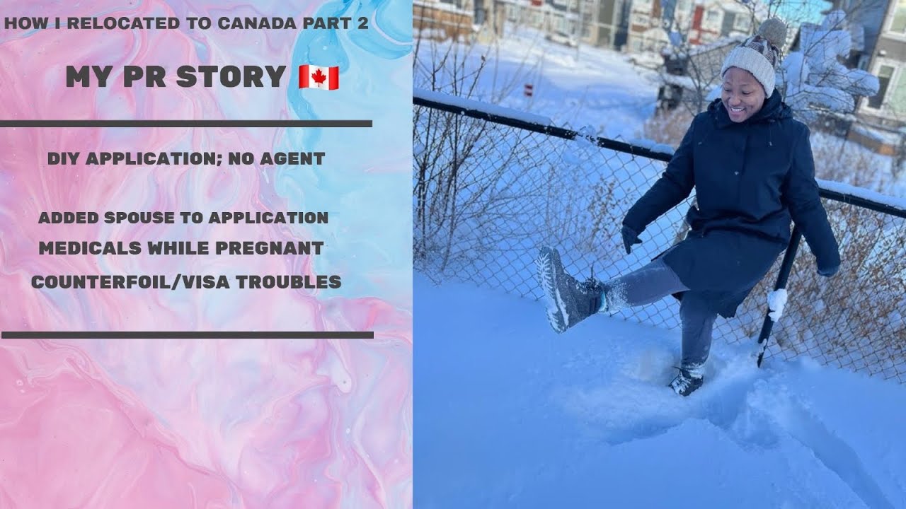 How I relocated to Canada PART 2 | My PR Story | Medicals while pregnant| Counterfoil/Visa troubles