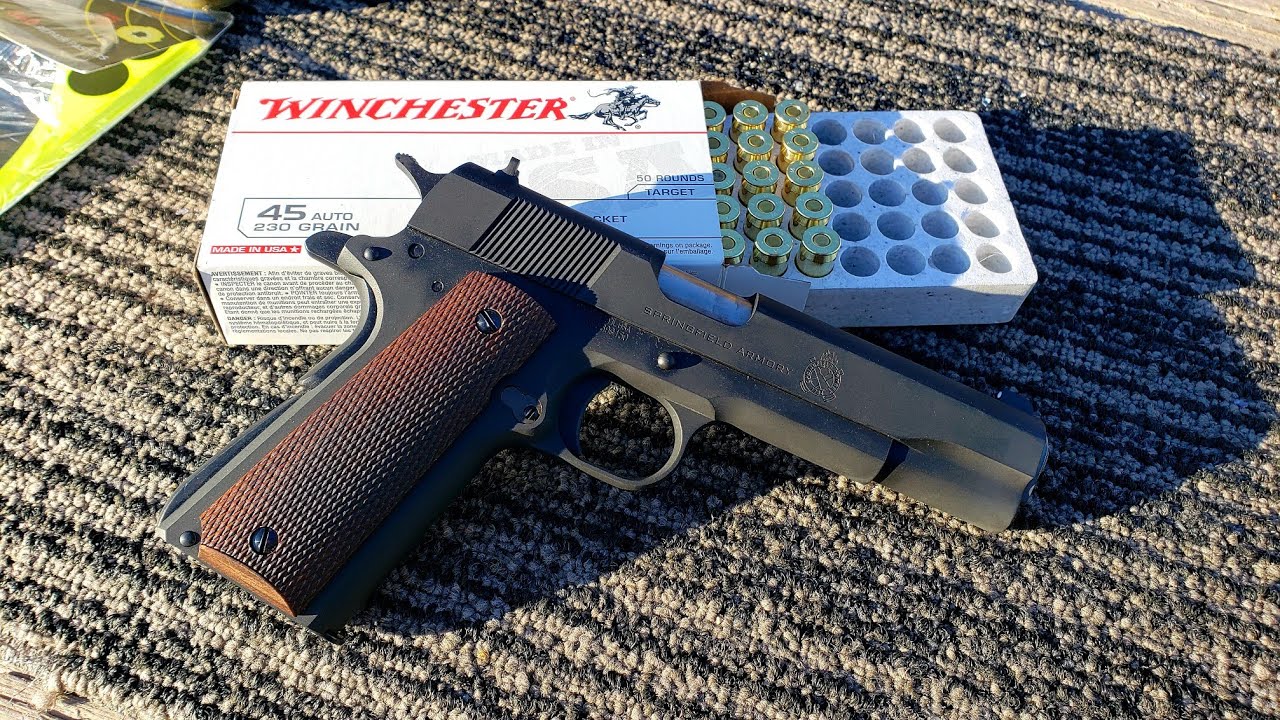 Springfield Defender 1911 Mil-Spec Review & Shoot .45acp