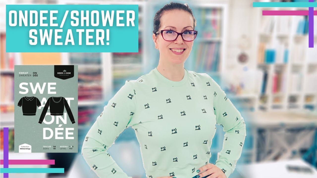 Deer & Doe Ondée Sweater Pattern Review :: Trace, Alter, Cut, Sew, Film & Edit In An Afternoon!