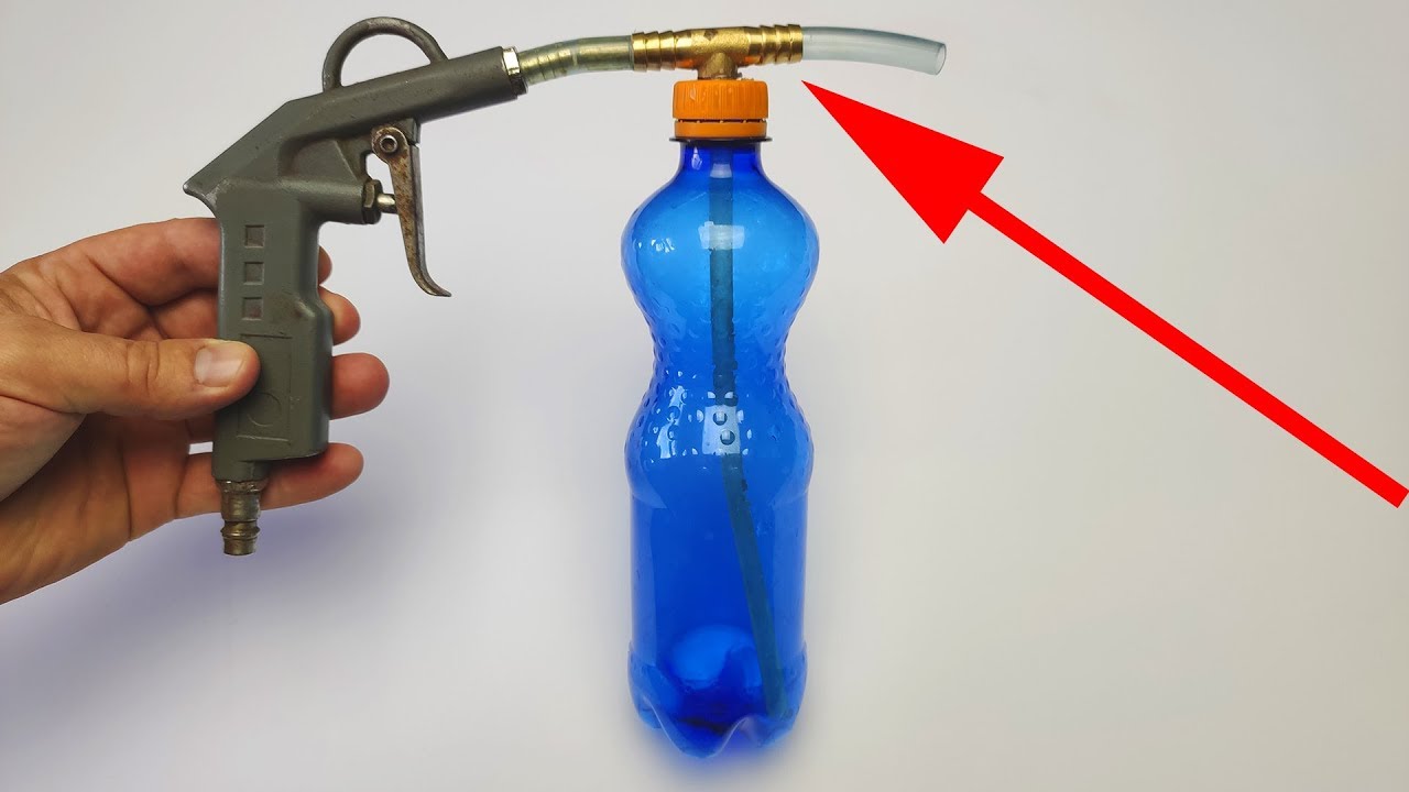 How to Make BIG Air Paint Spray Gun DIY