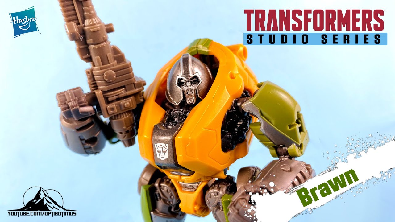 Transformers Bumblebee Studio Series Deluxe Class BRAWN Video Review