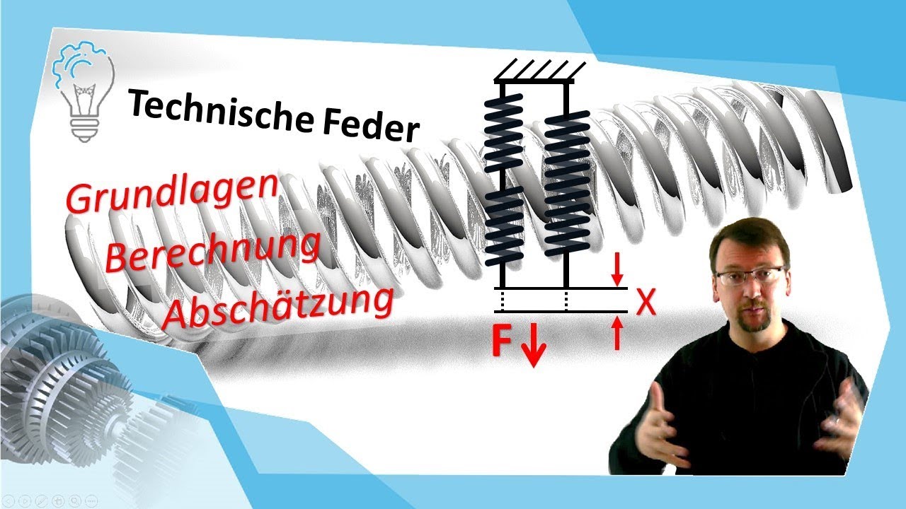 Technische Feder – Berechnung, Grundlagen, Reihenschaltung und Parallelschaltung