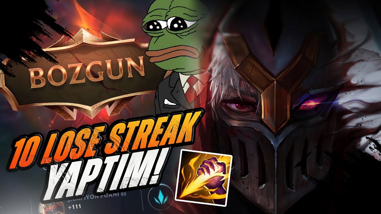 ARKA ARKAYA 10 MAÇ KAYBEDEN OYUNCU !?